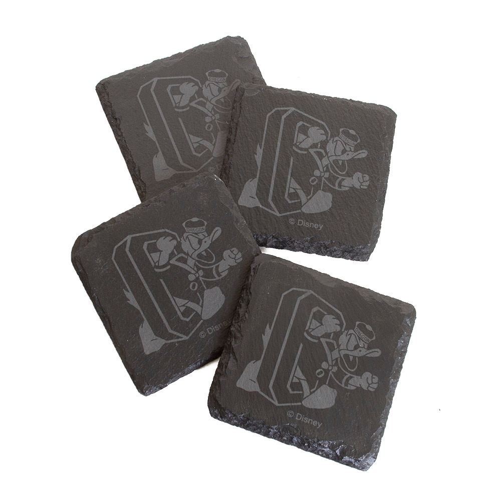 DTO, Timeless Etchings, Grey, Kitchen Accessories, Home & Auto, 4", Slate, Square, Coaster, 4 pack, 590068